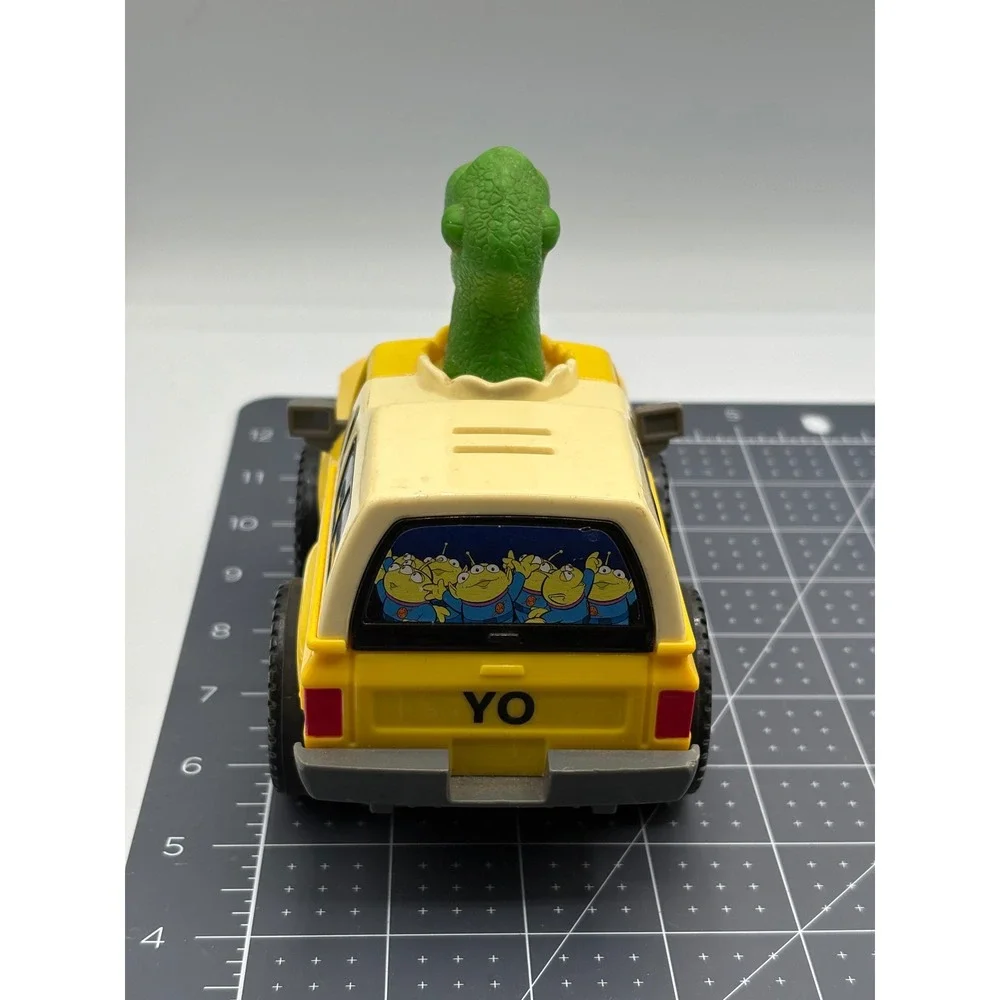 Disney Pixar Toy Story Pizza Planet Truck Rex Alien Mattel 2012 X2905 Yellow
